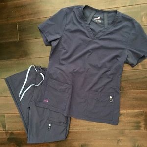 Navy Lynx scrubs